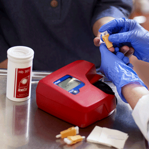 ヘモグロビン測定